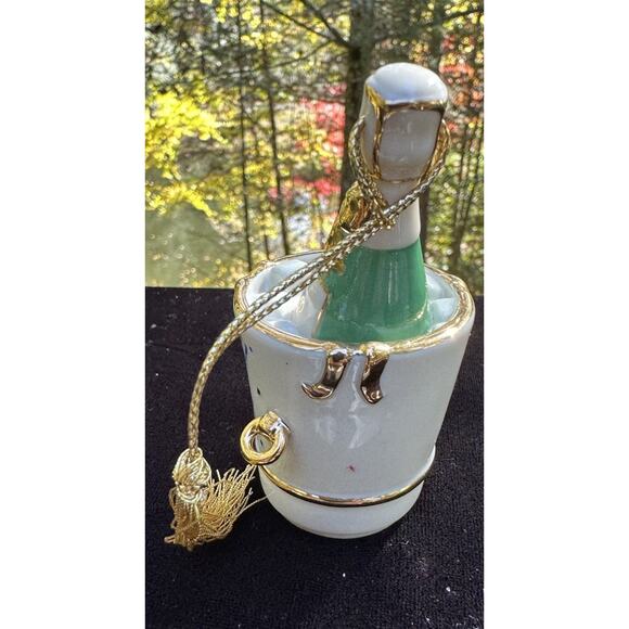 Vtg Lenox Christmas Ornament Celebrate 2000 Korbel Champagne 3.25” Mint-S73 - Picture 4 of 7